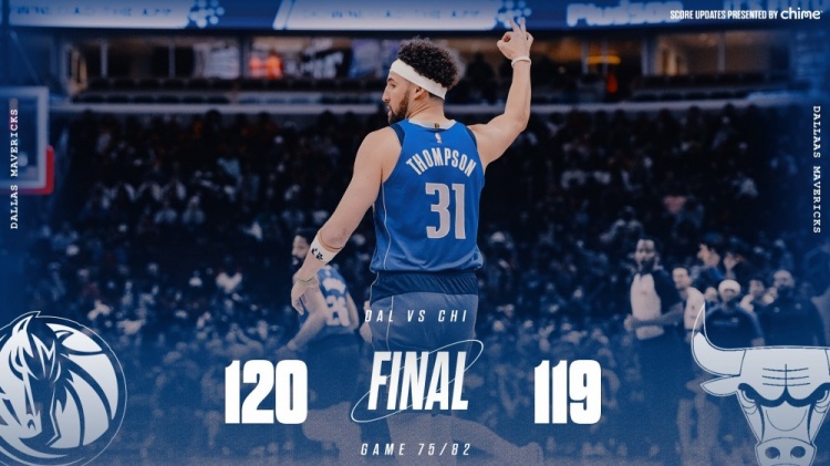  險勝公牛！獨行俠官方曬贏球海報 克萊成為封面人物