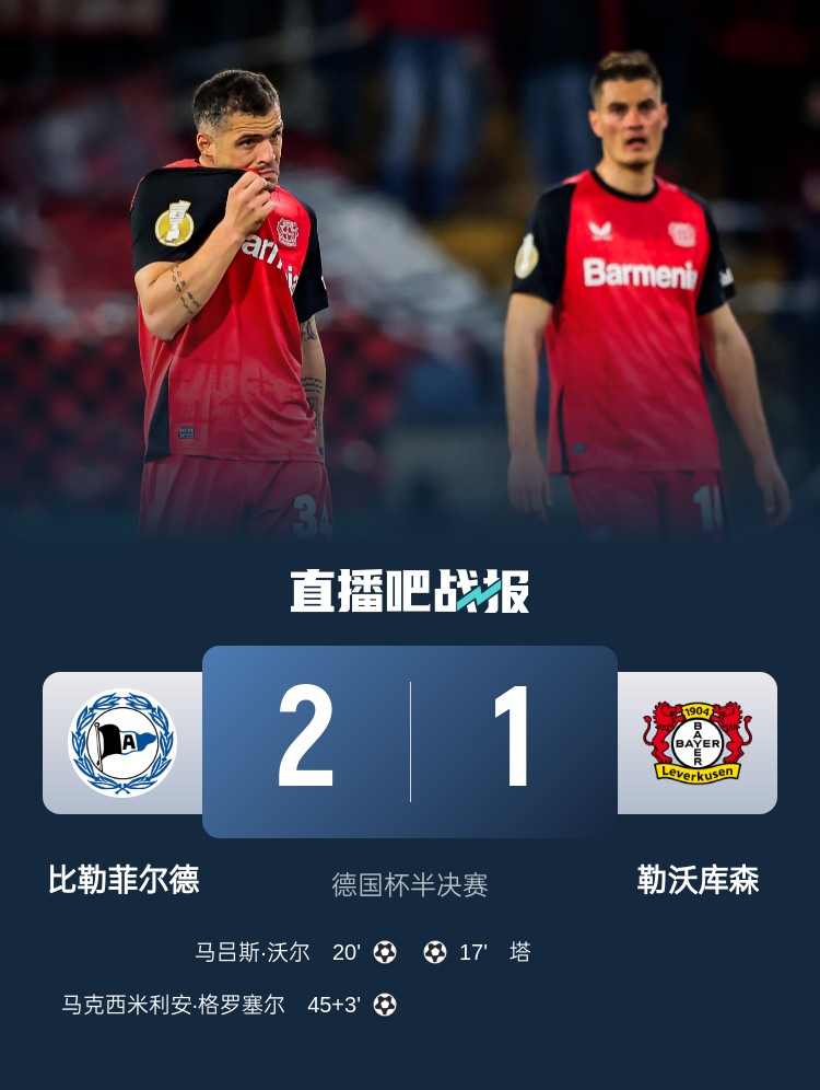  比勒菲爾德是史上第4支晉級德國杯決賽的德丙球隊(duì)，此前3隊(duì)未奪冠